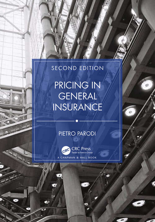 Book cover of Pricing in General Insurance