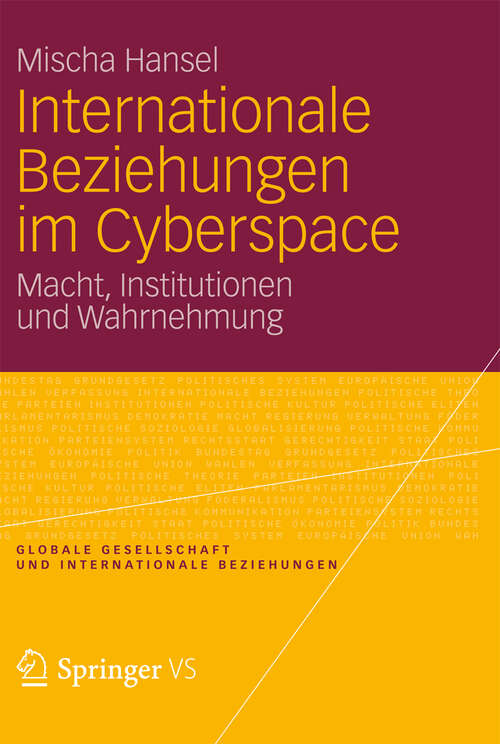 Book cover of Internationale Beziehungen im Cyberspace