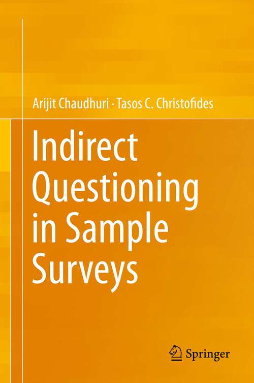 Book cover of Indirect Questioning in Sample Surveys