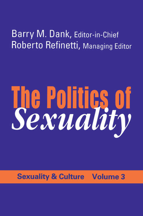 Book cover of The Politics of Sexuality