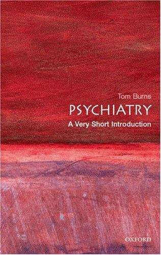 Book cover of Psychiatry: A Very Short Introduction
