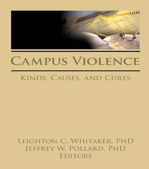 Book cover of Campus Violence: Kinds, Causes, and Cures