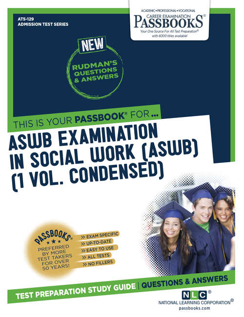 Book cover of ASWB EXAMINATION IN SOCIAL WORK [ASWB] (1 VOL.): Passbooks Study Guide (Admission Test Series)