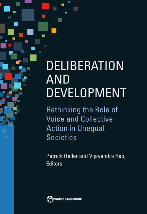 Book cover of Deliberation and Development
