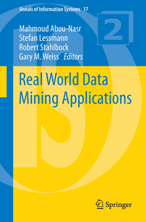 Book cover of Real World Data Mining Applications