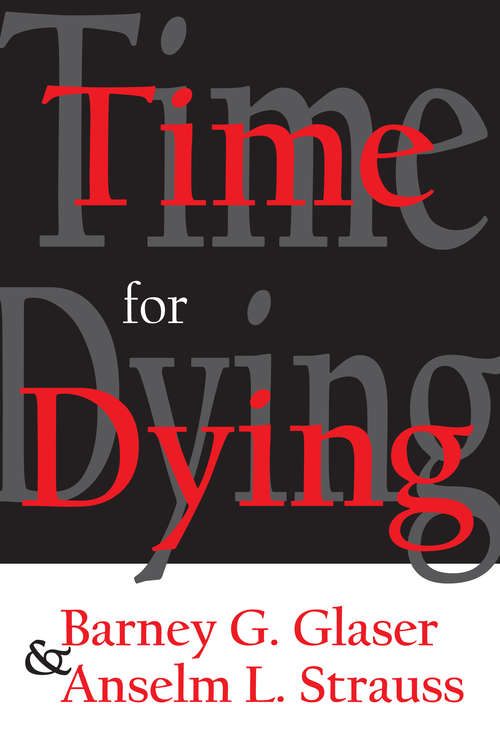 Book cover of Time for Dying