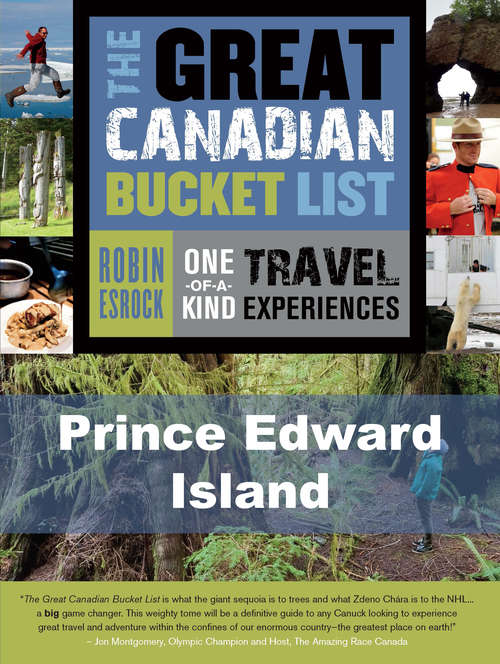 Book cover of The Great Canadian Bucket List — Prince Edward Island