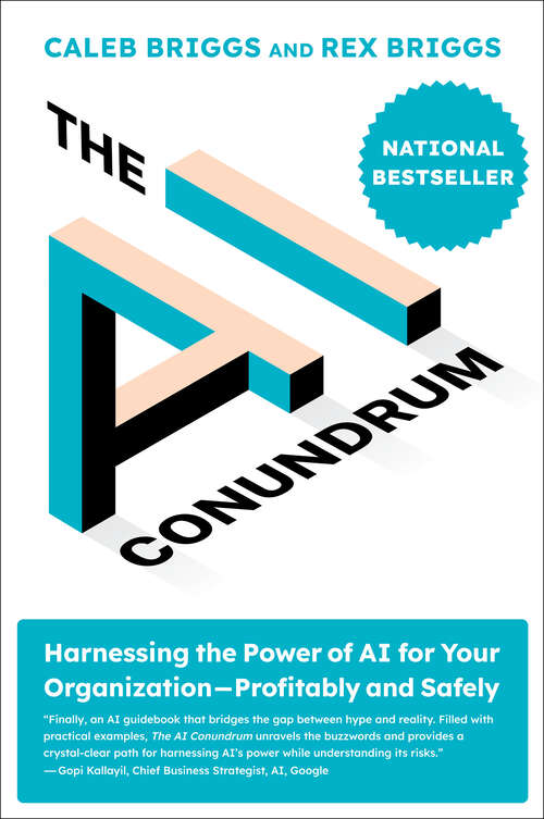 Book cover of The AI Conundrum: Harnessing the Power of AI for Your Organization--Profitably and Safely