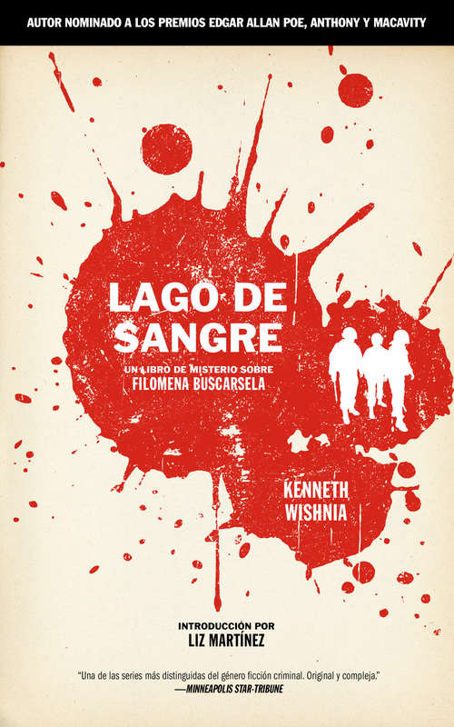 Book cover of Lago de Sangre: Un libro de misterio sobre Filomena Buscarsela (A Filomena Buscarsela Mystery)