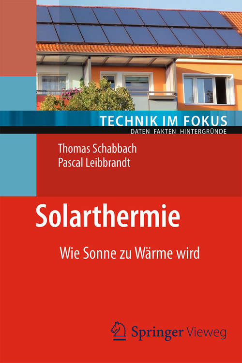 Book cover of Solarthermie