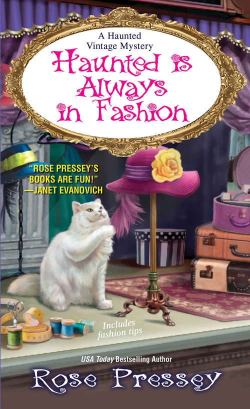 Book cover of Haunted is Always in Fashion (A Haunted Vintage Mystery #4)