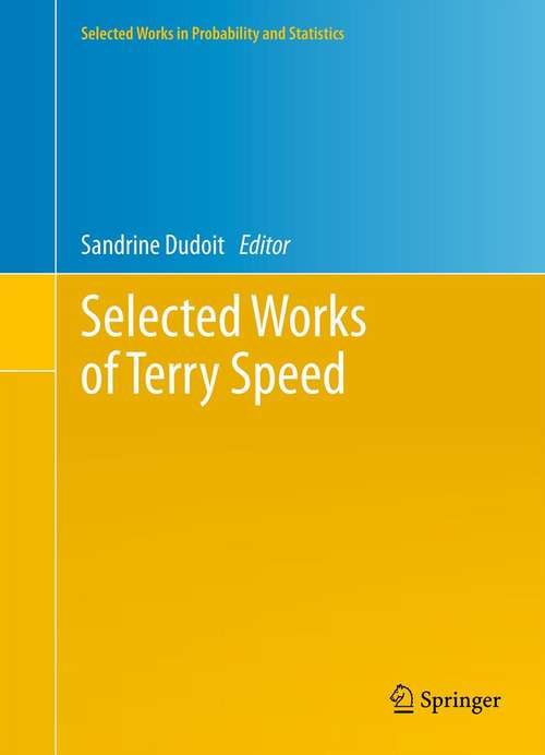 Book cover of Selected Works of Terry Speed