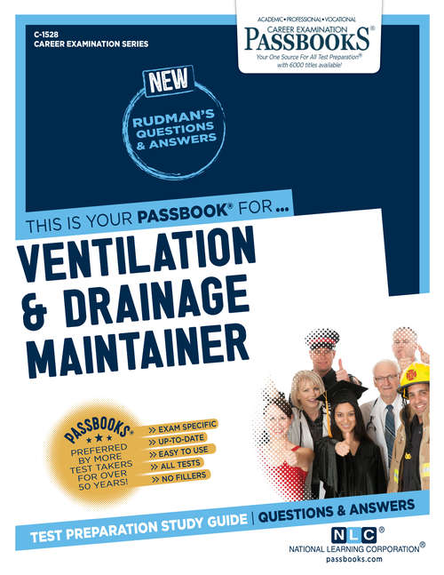 Book cover of Ventilation and Drainage Maintainer: Passbooks Study Guide (Career Examination Series)