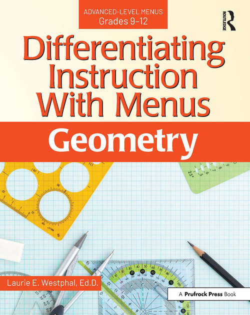 Book cover of Differentiating Instruction With Menus: Geometry (Grades 9-12)