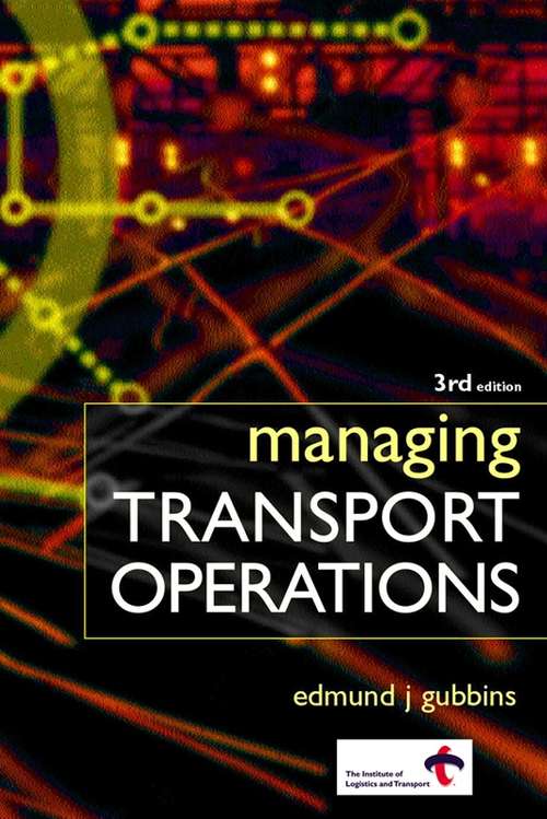 Book cover of Managing Transport Operations
