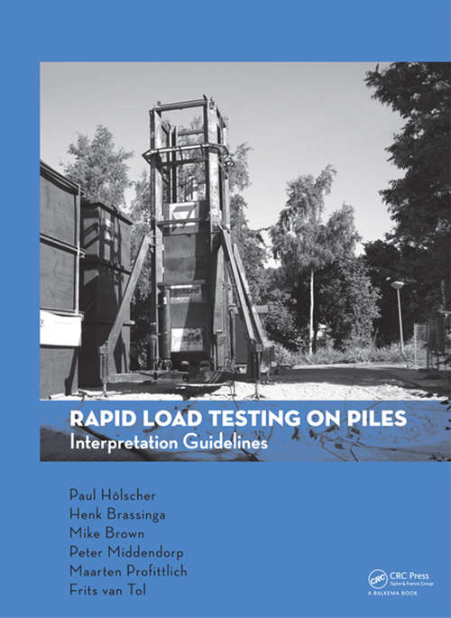 Book cover of Rapid Load Testing on Piles: Interpretation Guidelines (1)