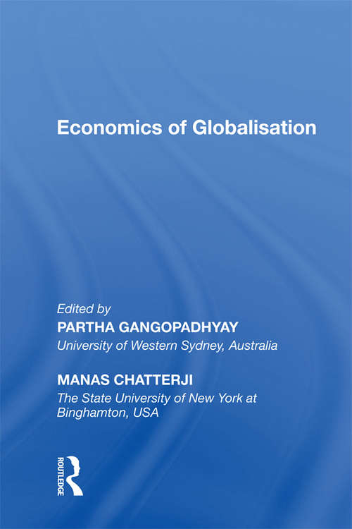 Book cover of Economics of Globalisation