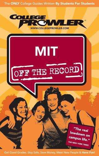 Book cover of MIT (College Prowler)