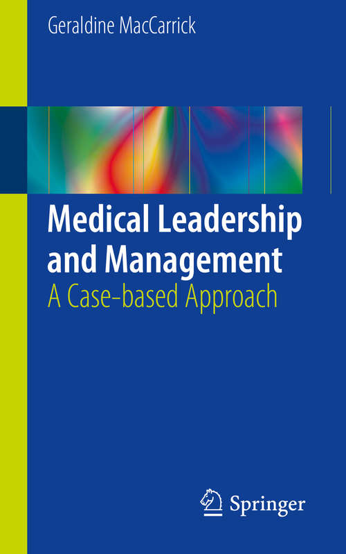 Book cover of Medical Leadership and Management