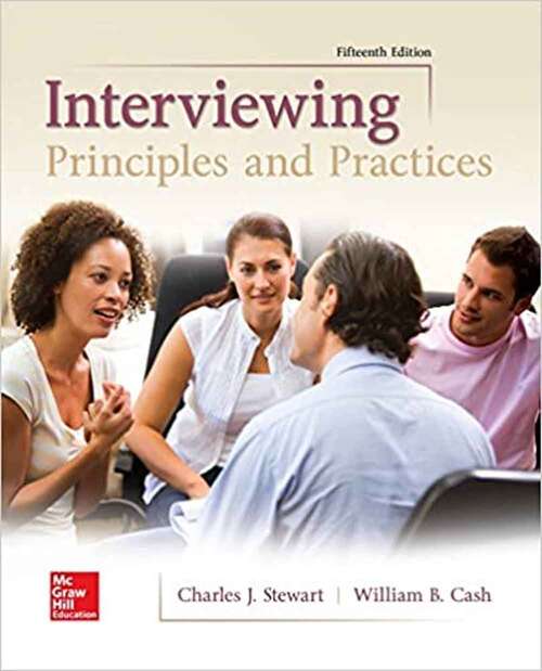 Book cover of Interviewing: Principles and Practices (Fifteenth Edition)
