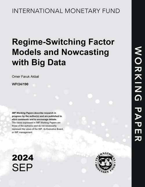 Book cover of Regime-Switching Factor Models and Nowcasting with Big Data