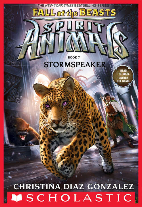 Book cover of Stormspeaker: Fall of the Beasts, Book 7) (Spirit Animals: Fall of the Beasts #7)