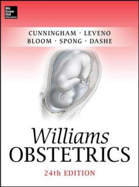 Book cover of Williams Obstetrics, Twenty-Fourth Edition