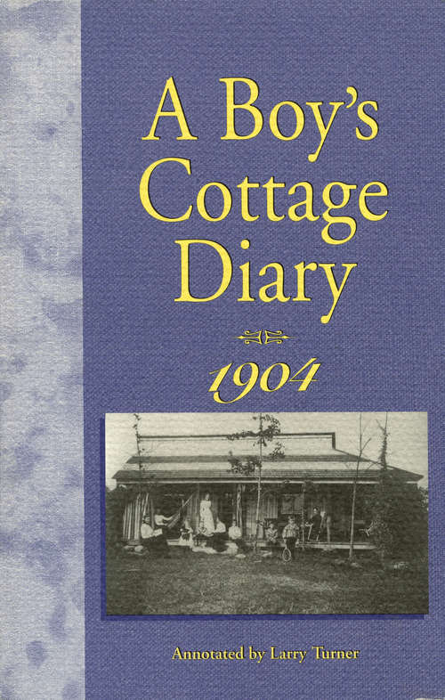 Book cover of A Boy's Cottage Diary, 1904