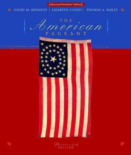 Book cover of The American Pageant: A History of the Republic