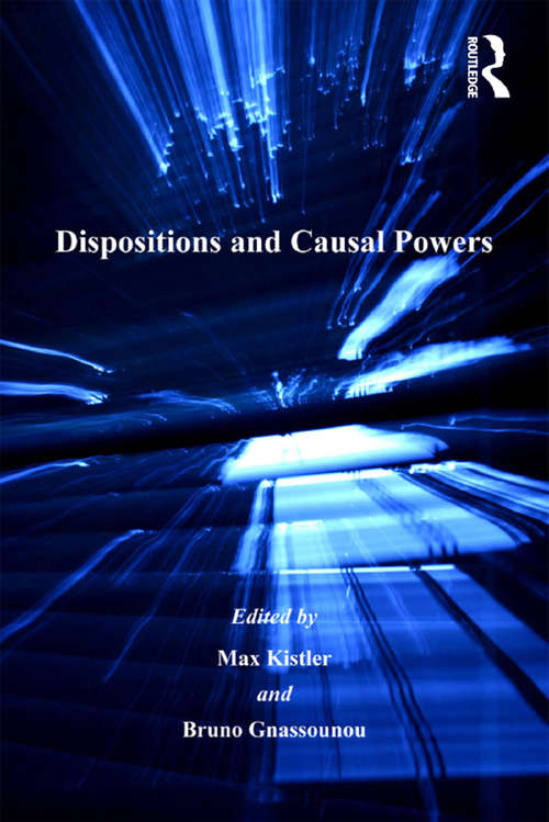 Book cover of Dispositions and Causal Powers