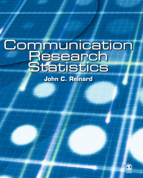 Book cover of Communication Research Statistics