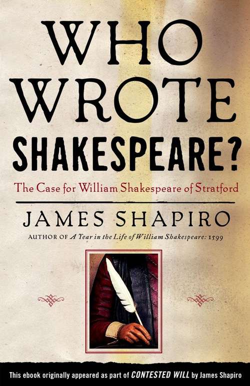 Book cover of Who Wrote Shakespeare?