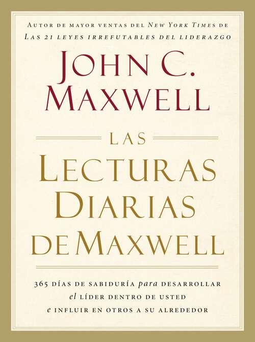 Book cover of Las lecturas diarias de Maxwell