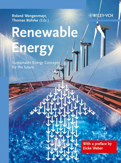 Book cover of Renewable Energy: Sustainable Energy Concepts for the Future (2)