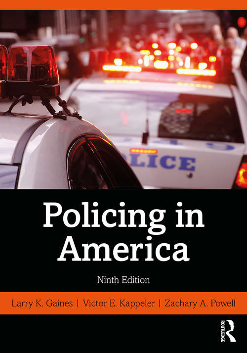 Book cover of Policing in America (9)