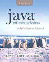 Book cover of Java Software Solutions for AP Computer Science A (2nd edition)