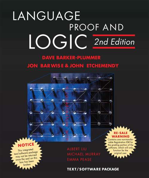 Book cover of Language, Proof and Logic 2nd Edition
