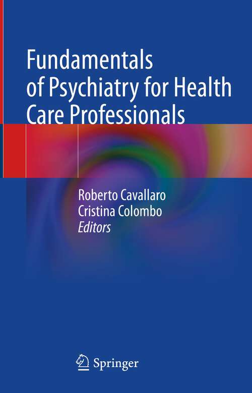 Book cover of Fundamentals of Psychiatry for Health Care Professionals (1st ed. 2022)
