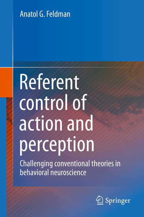 Book cover of Referent control of action and perception