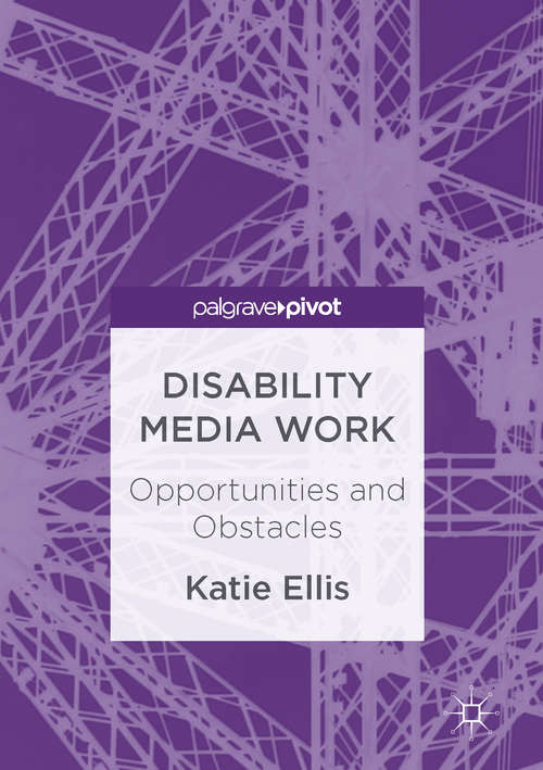 Book cover of Disability Media Work