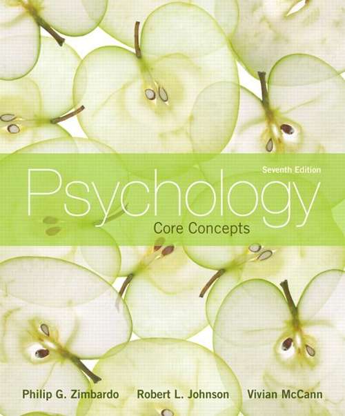 Book cover of Psychology: Core Concepts