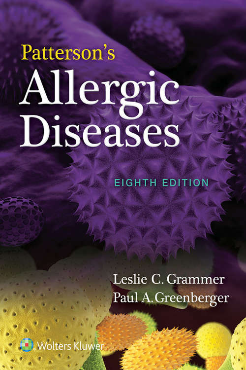 Book cover of Patterson's Allergic Diseases: Treatment And Prevention (8)