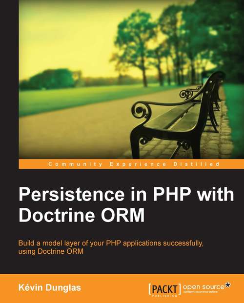 Book cover of Persistence in PHP with the Doctrine ORM