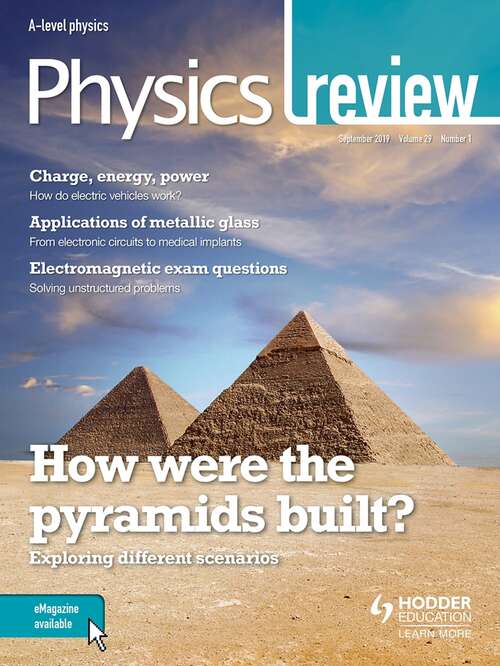 Book cover of Physics Review Magazine Volume 29, 2019/20 Issue 1