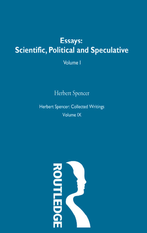 Book cover of Herbert Spencer: Collected Writings