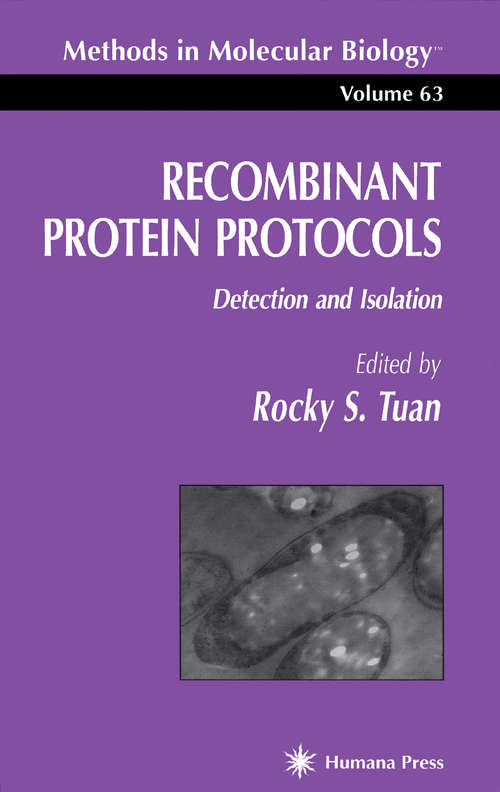 Book cover of Recombinant Protein Protocols