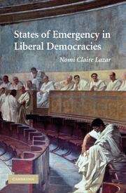 Book cover of States of Emergency in Liberal Democracies