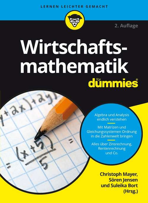 Book cover of Wirtschaftsmathematik für Dummies (2. Auflage) (Für Dummies)