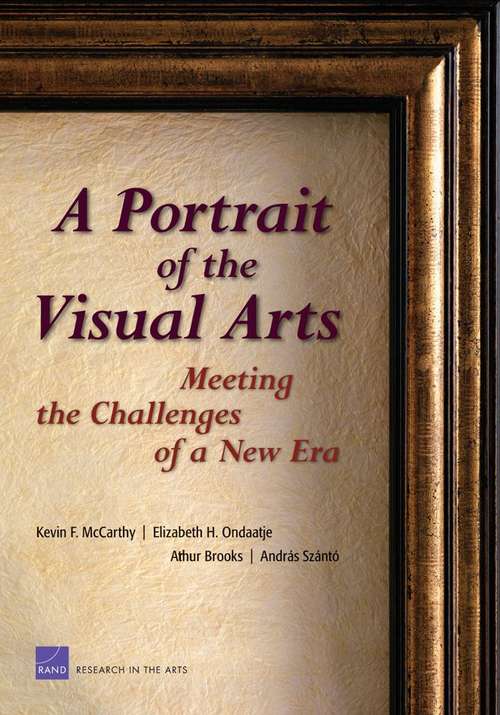 Book cover of A Portrait of the Visual Arts