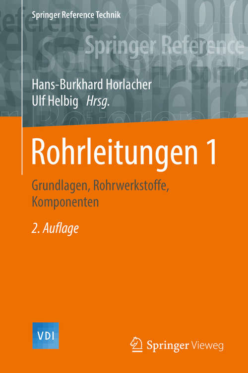 Book cover of Rohrleitungen 1